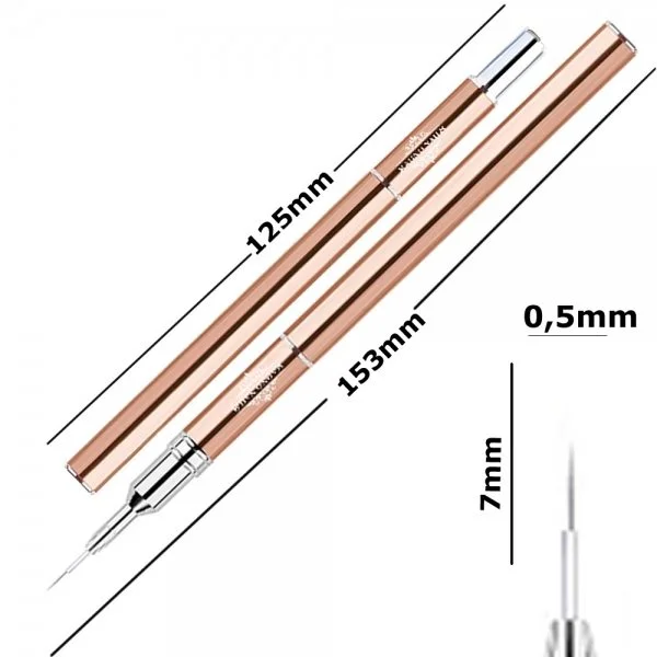 Designer Nail Art Pinsel - Fine Liner 7mm Nageldesign Nägel Nail